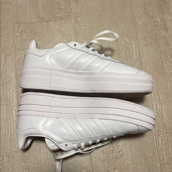 adidas Gazelle White Sneakers - Picture 8 of 11